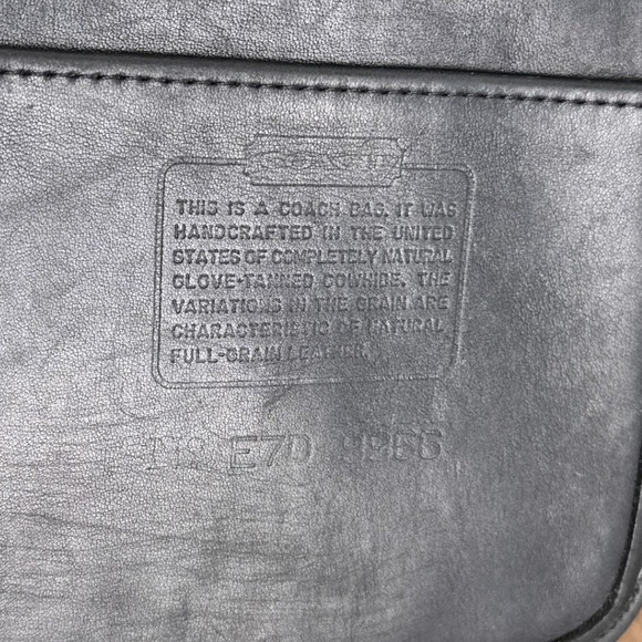 Vintage Coach Janice Legacy Crossbody Bag Black 9966 Made In USA 90s - Picture 3 of 16